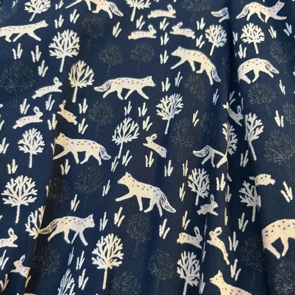 ‼️Sold‼️Boden Navy and Pink Animal Print Dress - Picture 4 of 14